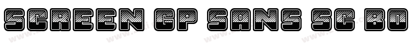 SCREEN GP Sans SC Bo字体转换